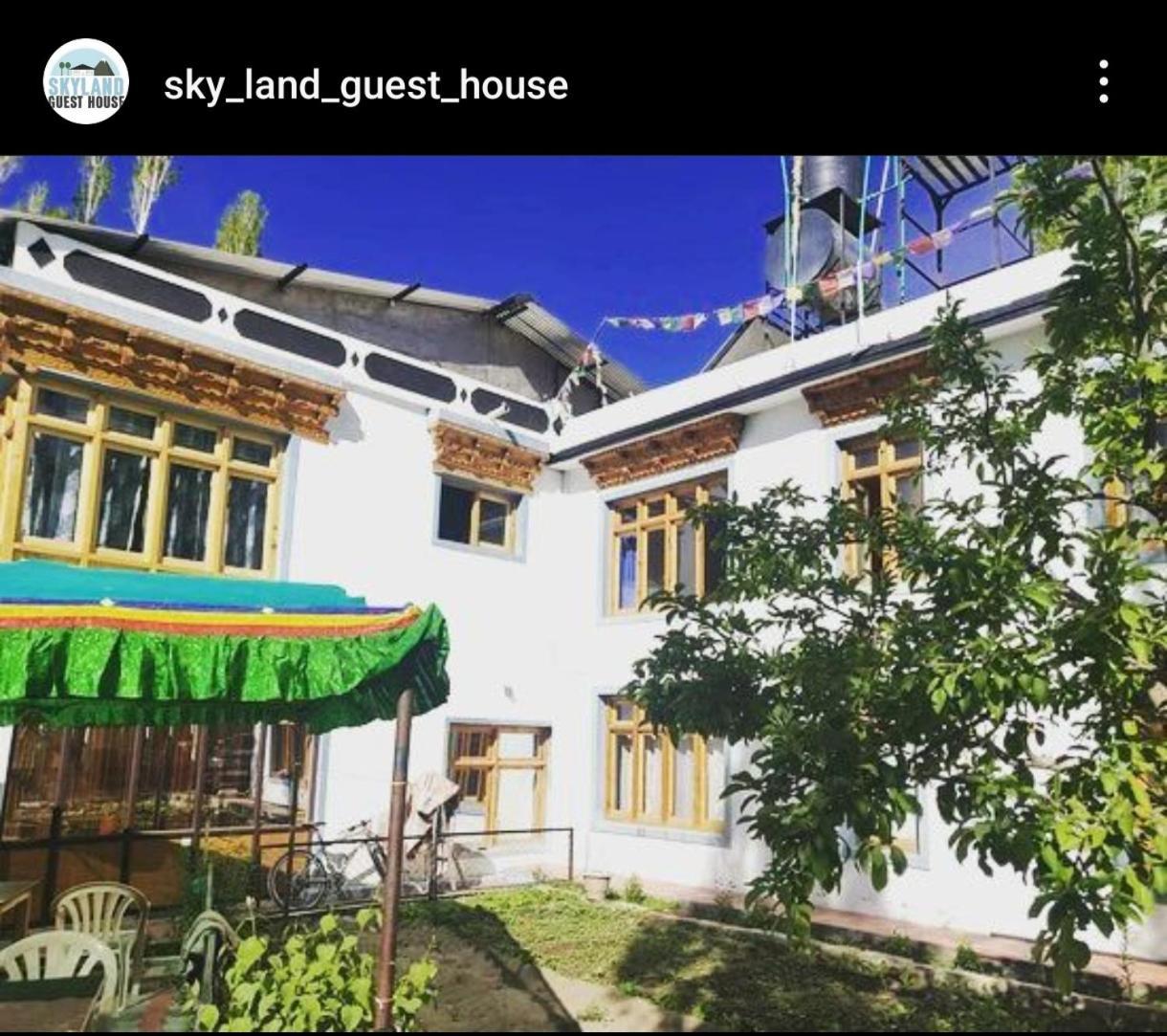 Sky Land Hostel Leh Exterior photo